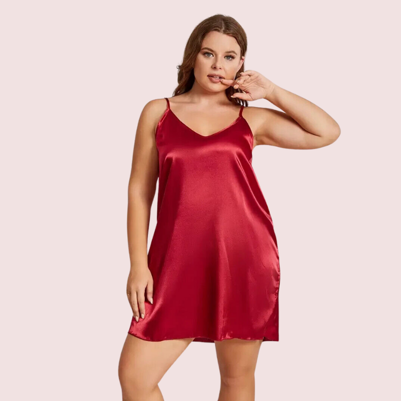 Criss Cross Back Elegant Nightdress in 4XL & 5XL Size