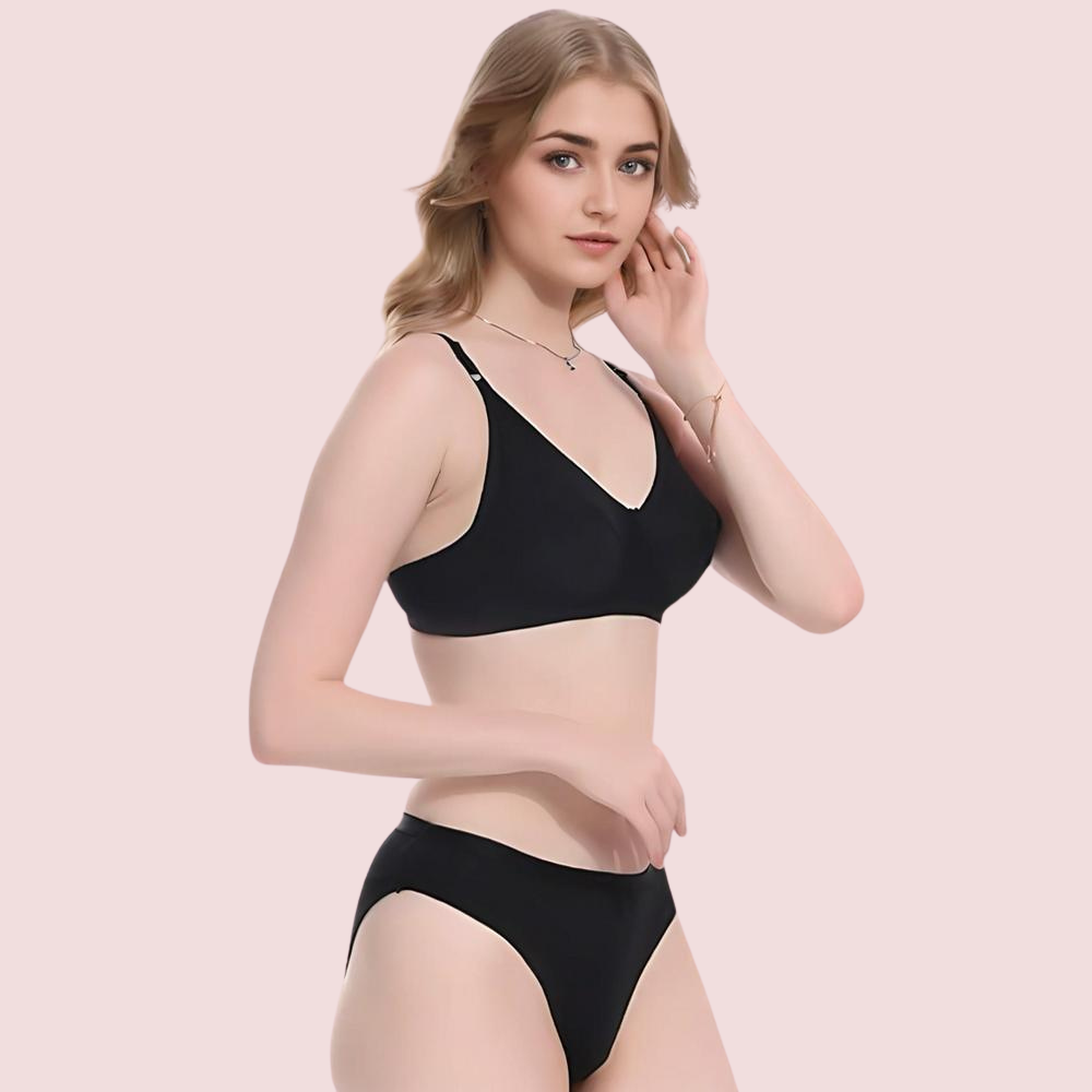 Comfort Bliss 2-Pack Lightly Padded Bra & Panty Set